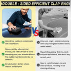 Car Wash Sponge, Dual Sided Car Clay Scrubber - Image 4