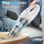 Handheld Vacuum Cordless, Car Hand Cordless Rechargeable, Powerful Suction Hand - Image 5