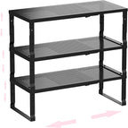 Metal Stackable Expandable Storage Shelf by Unknown