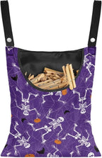 Gothic Skull Summer Clothes Pin Bag Clothespin Bags Holder Clothespin Holder by CREAMIC