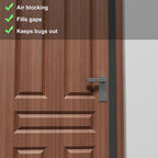 T-Shaped Door Draft Stopper, 1.37 in x 10 Ft Silicone Seal Strip - Image 5