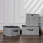 Storage Baskets, 11.8-Inch Woven Fabric Bins, Storage Cubes - Image 8