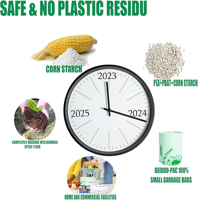 1.6 Gallon Compostable Trash Bags - Image 7
