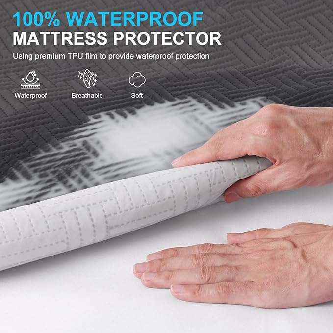 Waterproof Mattress Protector California King Size - Image 2