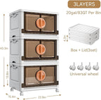 JEKO&JEKO 249Qt Lockable Stackable Storage Bins - Image 2