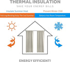 RYB HOME Blackout Curtains for Kitchen, Privacy Thermal Insulating Small Winow - Image 3