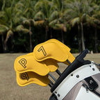 Montela Golf Iron Covers, Golf Iron Head Covers Leather Golf Iron Covers Set - Image 2