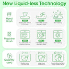 Poesie Laundry Detergent Sheets Fresh Scent 160 Count Clear Non-Plastic - Image 5