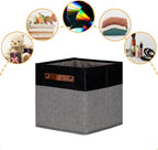 DULLEMELO 11x11 Storage Cubes, Collapsible Sturdy Cube Storage Bins - Image 5