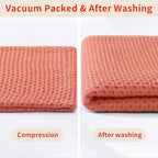 Homaxy 100% Cotton Waffle Weave Kitchen Dish Towels, Ultra Soft Absorbent Quick - Image 8
