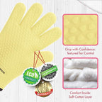 KITCHEN PERFECTION Silicone Smoker Oven Gloves - Image 5