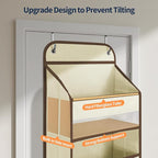 Yecaye Over The Door Organizer Storage, 5-Tier Heavy Duty Door Organizers - Image 6
