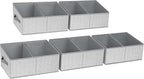 DIMJ Closet Storage Bins, 5 Pack Storage Baskets by DiMJ
