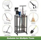 Garden Tool Organizer, Yard Tool Tower Rack - Image 6
