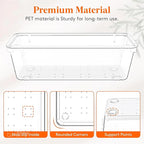 15-Pack Clear Drawer Organizer Set – Multi-Size Acrylic Storage Bins - Image 2