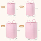 Laundry Basket, Woven Cotton Rope Laundry Hamper, 100L Versatile Storage - Image 3