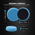 SPTA Drill Polishing Pads Kit, Wool Pads, Backing Plate - Image 4