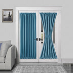 DWCN French Door Curtains – Rod Pocket Thermal Blackout Curtain by DWCN