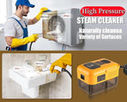 Steam Cleaner for Home, Handheld 2500W High Pressure Steamer for Cleaning - Image 2