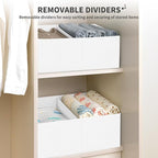 DIMJ Large Closet Shelf Organizer Bins 8 Packs - Image 3