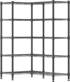 Himimi Storage Shelves-5 Tier Heavy Duty Wire Shelving Unit - Image 9