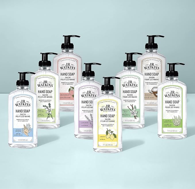 J.R. Watkins Liquid Hand Soap Lemon Refill, 34 Fl Oz - Image 7