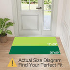 LUMI Ultra Thin Door Mat for Entryway, Easy Clean Welcome Entrance Mat for - Image 2