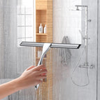 Shower Squeegee for Glass Door 12-Inch Stainless Steel Bathroom Squeegee Window - Image 7