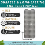 ENKOSI Bathtub Mat – 40 x 16 Inch Extra Long Non Slip Shower Mat – Anti Slip - Image 3