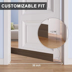 Door Draft Stopper, Door Sweep for Bottom of Doors, Weather Stripping Seal - Image 8