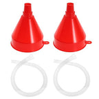Flexible Fuel Funnel with Long Hose Plastic Small Wide Mouth Filling Funnel Car - Image 10