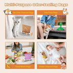 Odor Sealing Small Trash Bags Home & Food Use S-220 Count Disposable Bags - Image 7