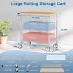 Leteuke Rolling Kitchen Carts - Image 4