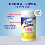 Lysol Disinfectant Wipes Bundle, Dorm Room Essentials, - Image 4