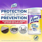 Lysol Dual Action Disinfectant Wipes, Dorm Room Essentials, Citrus Scent - Image 3