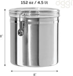 Oggi Stainless Steel Kitchen Canister 152 fl oz - Image 5