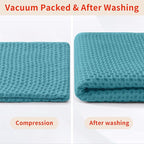 Homaxy 100% Cotton Waffle Weave Kitchen Dish Towels, Ultra Soft Absorbent Quick - Image 7