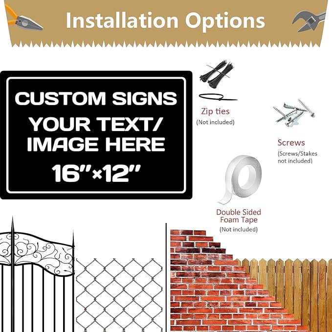 Personalized Aluminum Weatherproof Metal Signs - Image 4
