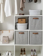 StorageWorks 13x13 Inches Storage Cube, Fabric Storage Bins - Image 6