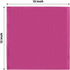Artoid Mode 100% Cotton Rose Red Waffle Weave Kitchen Dish Cloths, 12x12 Inch - Image 6