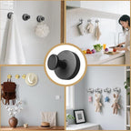 4 Pcs Suction Cup Hooks for Shower，Removable Hooks，Towel Hook，Suction Hook for - Image 4