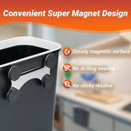Skyflame 2.1 Gallon Magnetic Garbage Can, BBQ Grills Utensils Organizer Holder - Image 3