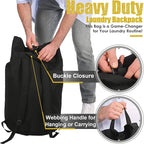 Backpack Laundry Bag, 115L Heavy Duty Extra Large College Laundry Backpack - Image 5