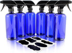 Cornucopia Brands 16oz Cobalt Blue PLASTIC Spray Bottles w/Heavy Duty Mist & - Image 9