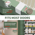 Over The Door Organizer，8-Tier Over The Door Pantry Organizer - Image 4