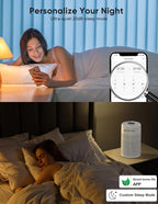 Smart Air Purifiers for Bedroom, DAYETTE 7 Color Light H13 Air Purifier for - Image 5