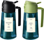 TrendPlain 16oz/470ml Blue Glass Olive Oil Sprayer by TrendPlain