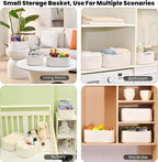Small Storage Baskets for Organizing, Organizing Baskets for Shelves, Small - Image 5