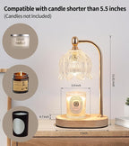 Candle Warmer Lamp with Timer and Dimmer, Electric Gold Light Gifts - Image 5