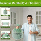 C Crystal Lemon 50 Count Biodegradable Kitchen Food Waste Bags - Image 2